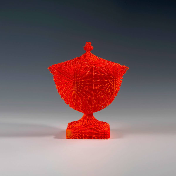 Michael Eden, Large Oval Orange Bloom, 2013