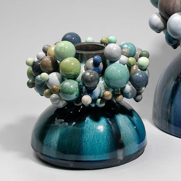 Kate Malone, Small Monsoon Clouds Bottle, Atomic Series, 2014