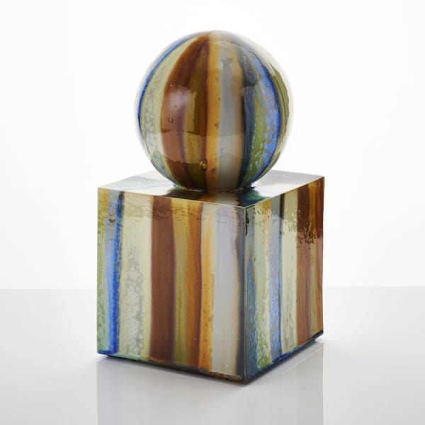 Kate Malone, Sphere and Cube Sculpture, 2020