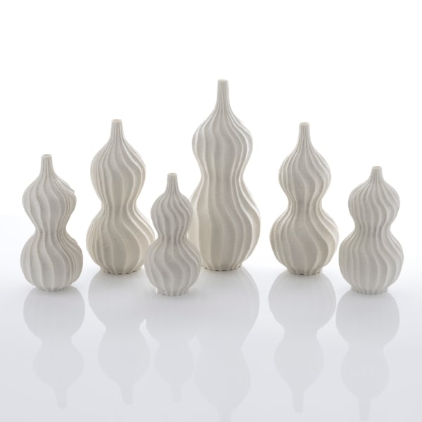 Andrew Wicks, Still Life of Six Dune Vases, 2025