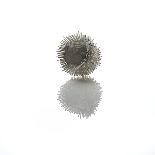 Junko Mori, Silver Organism; Pine Needle, 2017
