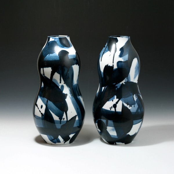 Felicity Aylieff, A Pair of Blue & White Gourds, 2013