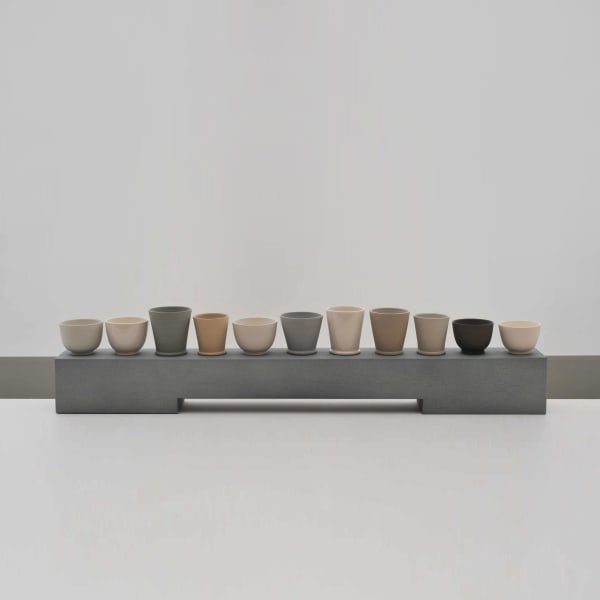 Julian Stair, Eleven Cups on a Ground, 2011