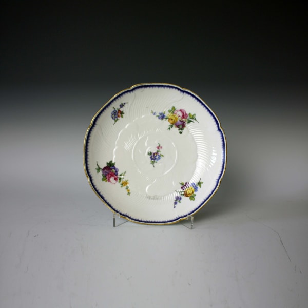 Sèvres Porcelain, Four Sèvres Circular Dishes, 1769 & 1777