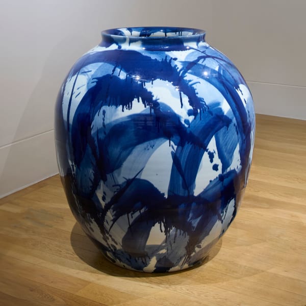 Felicity Aylieff, Blue: Oil Jar, 2024