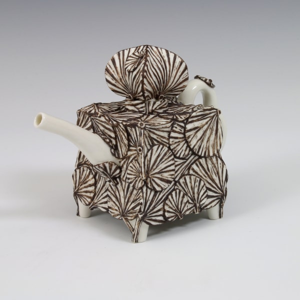 Bruce Nuske, Zebra Leaf Teapot, 2015
