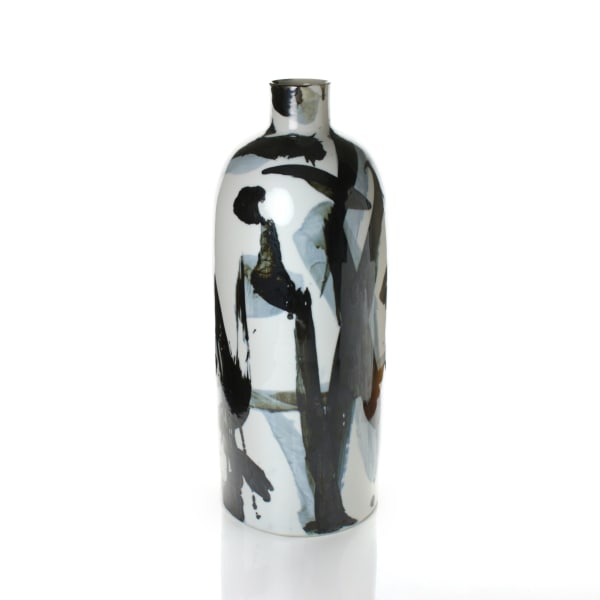 Felicity Aylieff, Tall Ink Blue Vase, 2012