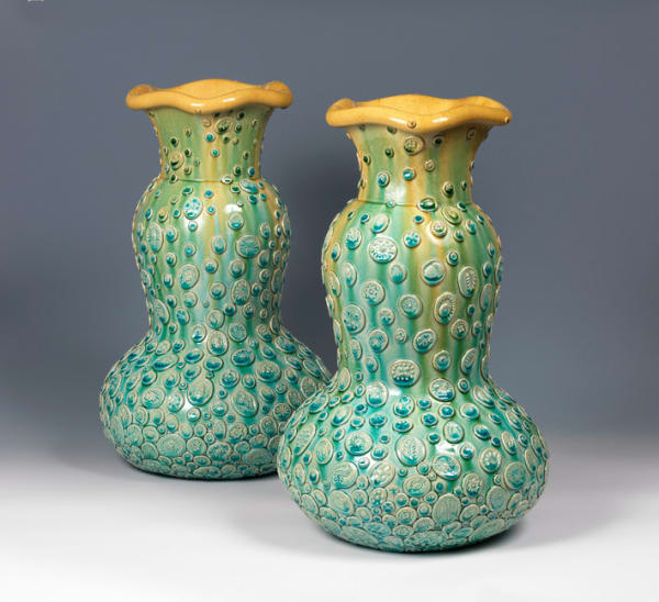 Kate Malone, A Pair of Barcelona Button Gourds, 2012