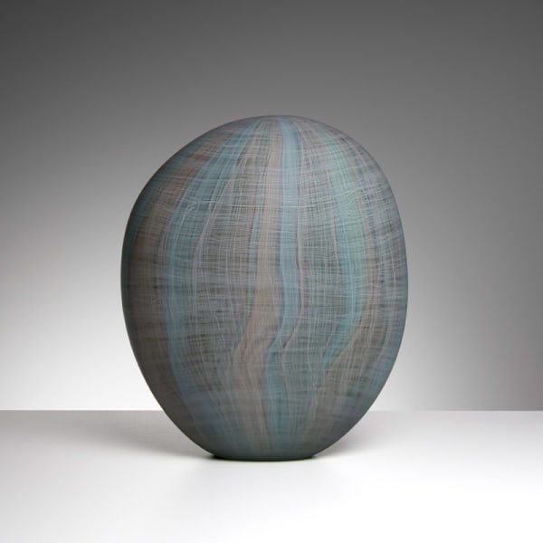 Clare Belfrage, Quiet Shifting - Coral & Blue, 2017