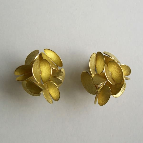 Kayo Saito, Round Butterfly Earrings, 2014