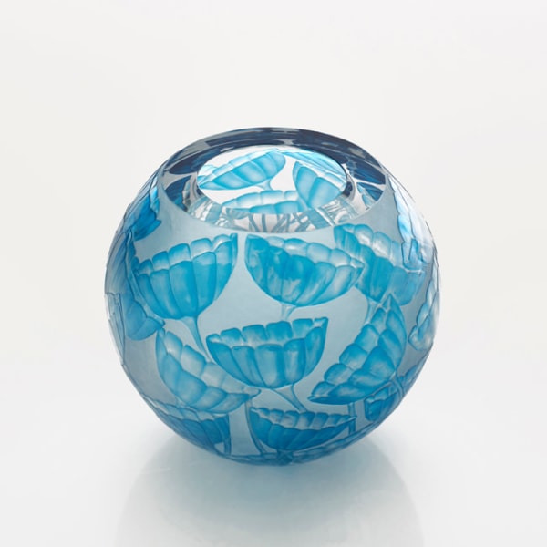 Katharine Coleman, Blue Flower Bowl, 2017