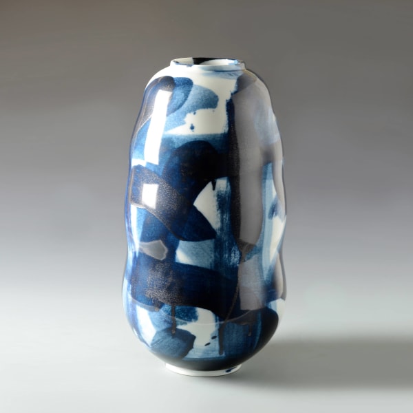 Felicity Aylieff, Chatsworth Blue & White Vase, 2013