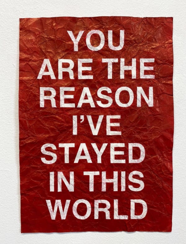 Mark TITCHNER, You Are The Reasons I've Stayed In This World, 2020