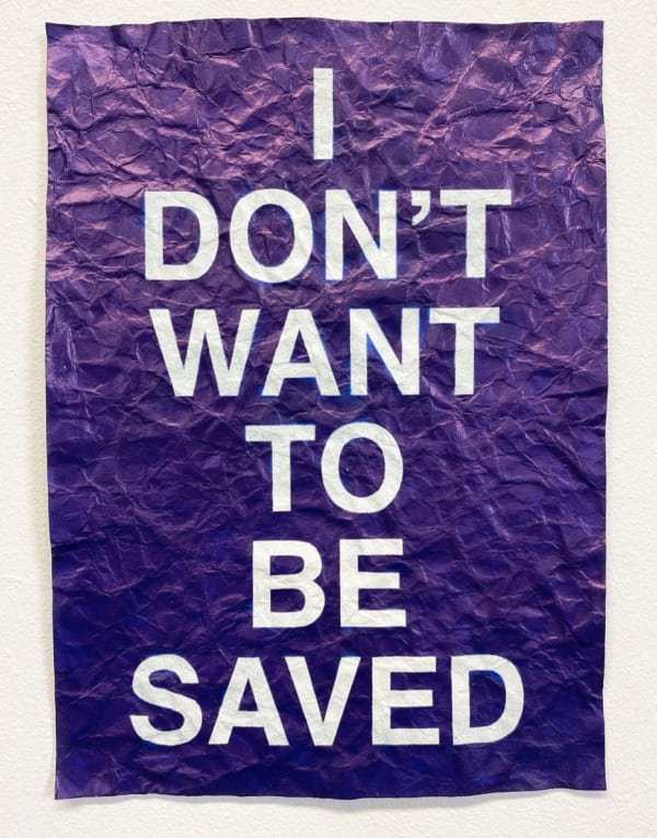 Mark TITCHNER, I Don't Want To Be Saved, 2020