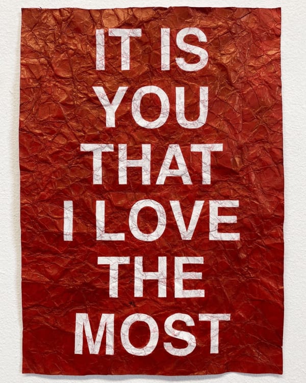Mark TITCHNER, It Is You That I Love The Most, 2020