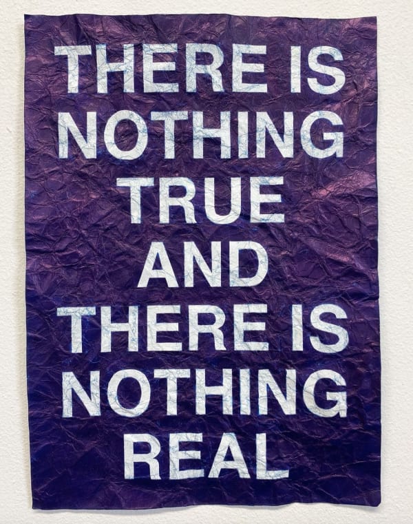 Mark TITCHNER, There Is Nothing True And There Is Nothing Real, 2020