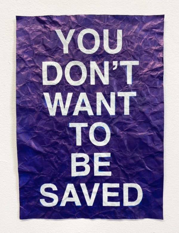 Mark TITCHNER, You Don't Want To Be Saved, 2020