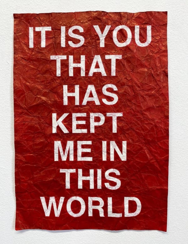 Mark TITCHNER, It Is You That Has Kept Me In This World, 2020