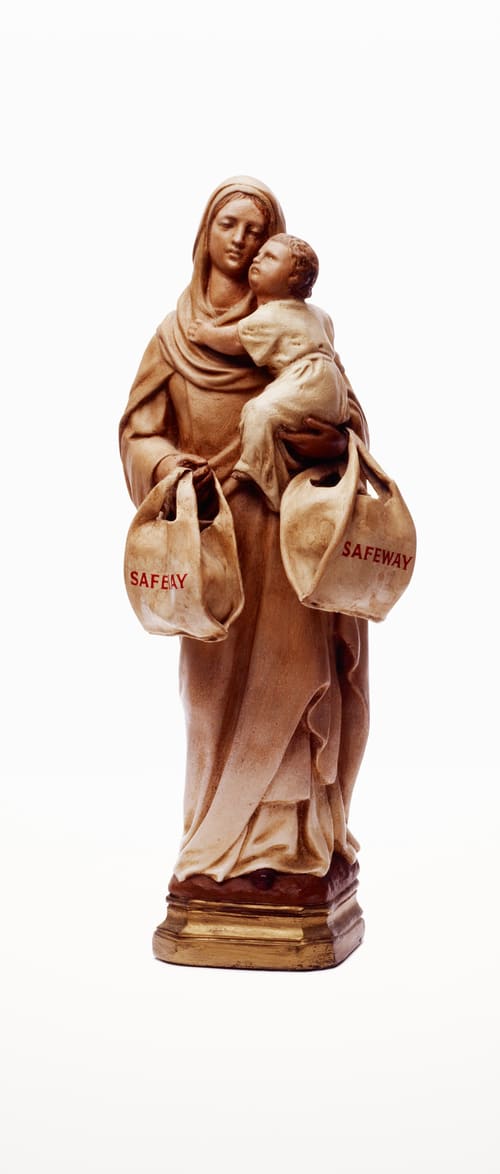 Nancy FOUTS, Madonna with Safeway Bags, 2011