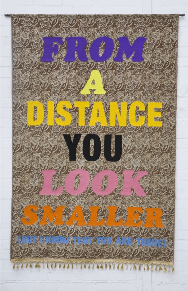 John ISAACS, From a distance you look smaller...but i know that you are there, 2009