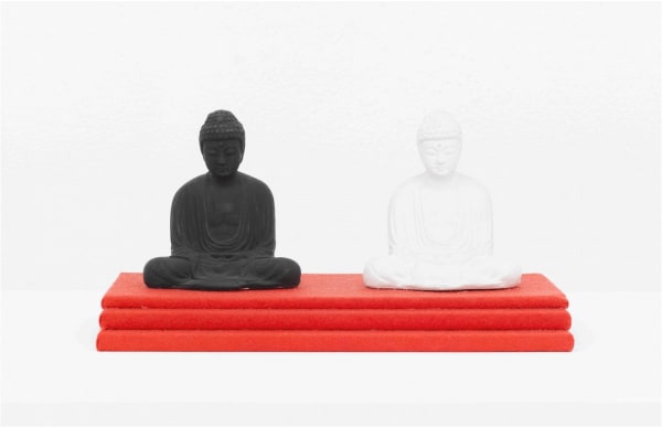 Marcel MARIËN, LE BOUDDHA NOIR, LE BOUDDHA BLANC, 1975