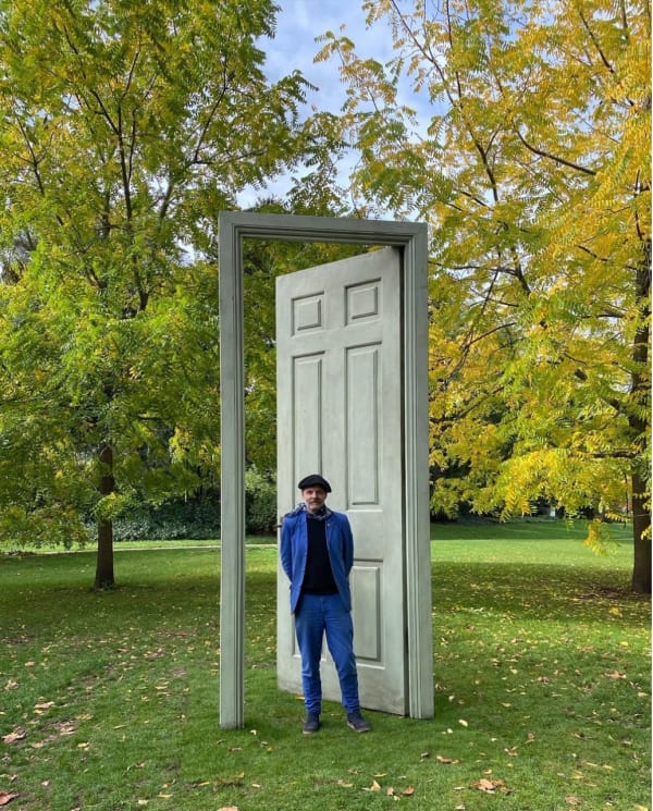 Gavin TURK, L'Age d'Or (6 panels) cream white, 2018
