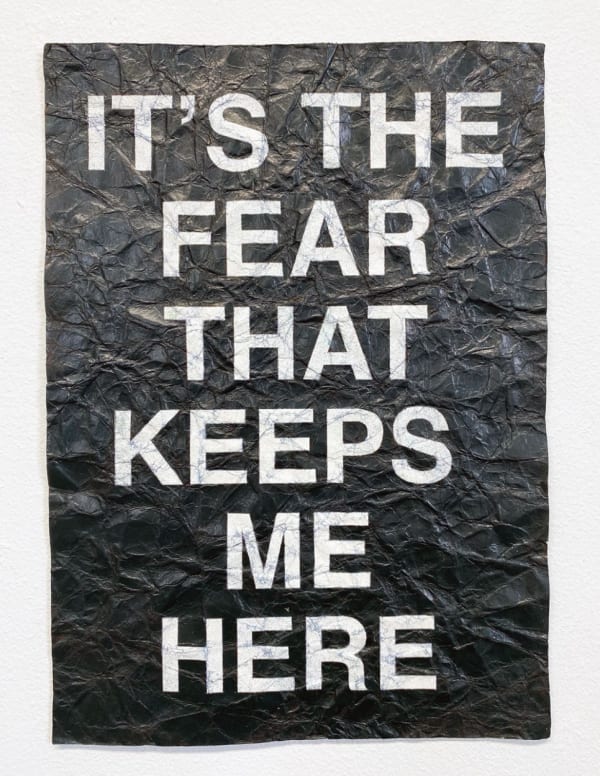 Mark TITCHNER, It's The Fear That Keeps Me Here, 2020
