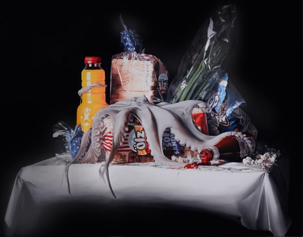Till RABUS, NATURE MORTE AU POULPE - OCTOPUS STILL LIFE , 2014