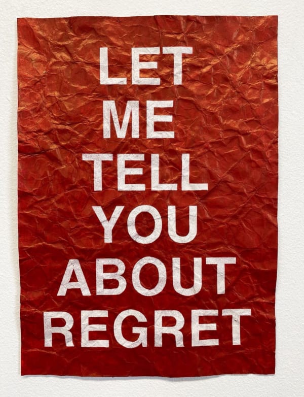 Mark TITCHNER, Let Me Tell You About Regret, 2020