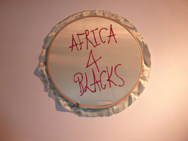 Frances GOODMAN, Embroideries "Africa 4 Blacks", 2010