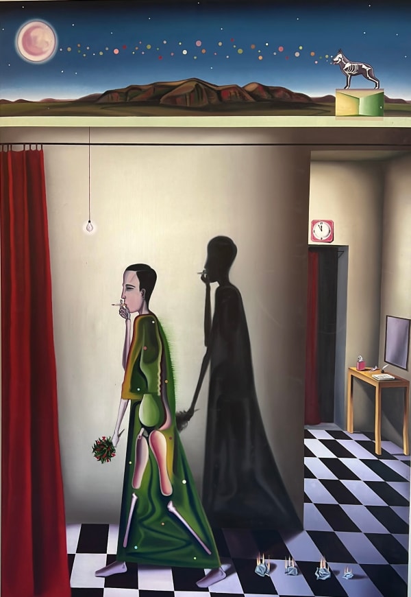 Satyanand Mohan, Insomnia painting #1/4 +20 (after Crosby, Stills, Nash & Young), 2006