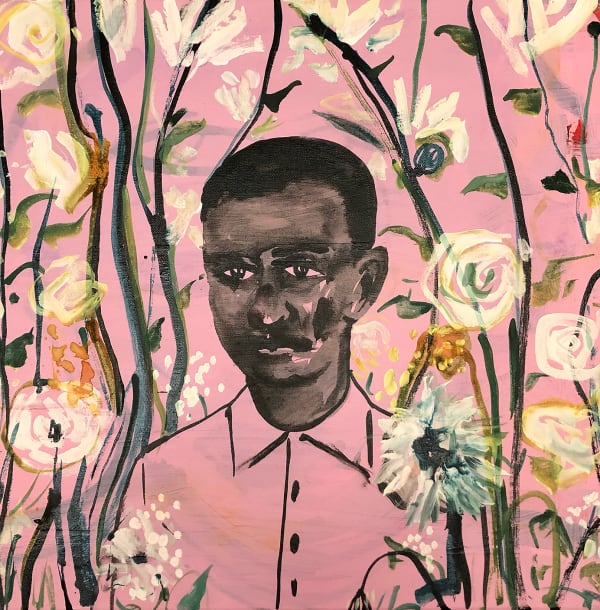 Omar Mahfoudi painting. Moroccan Artist. Contemporary art. Acrylic and ink on paper and canvas. Figurative. Abstraction. Cinematic paintings. Dreamy. Bold colours. Ink on paper.