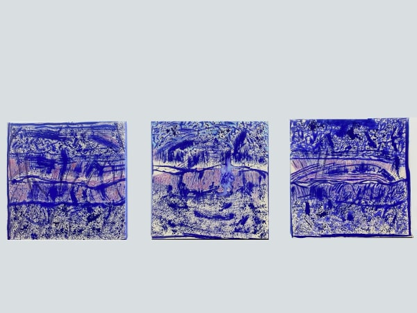 Hyacinthe Ouattara Animistes pen and maker on canvas galerie dart paris