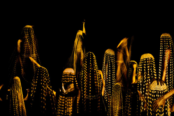 Marc Posso photograph. Gabonese Artist. Young artist. Contemporary african art in Paris. AFIKARIS Gallery. Self-taught Photographer. Photography printed on canvas. Diversity of the African continent. Gold photography. Contrast of colours.