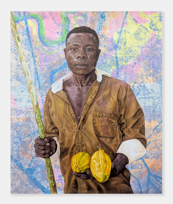 Jean David Nkot. Cameroonian artist. Contemporary African Art. Painting, sculpture, installation. Focus on human condition, scars of history, and global capitalism. Raw material extraction in African. Global economy, social and ecological impacts. Memory and contemporaneity.
