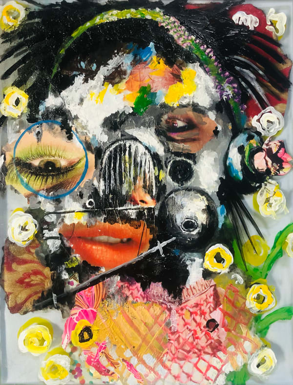 Sejiro Avoseh, Imaginative portrait 8 (Glass series), 2021