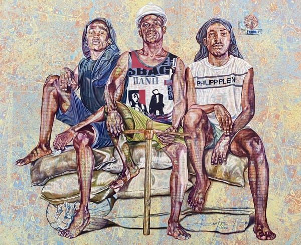 Jean David Nkot, ##Pharaons@des crevasses.org, 2022