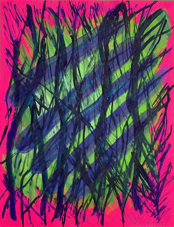 Hyacinthe Ouattara, Des Routes et des Lignes (série - triptyque) , 2022