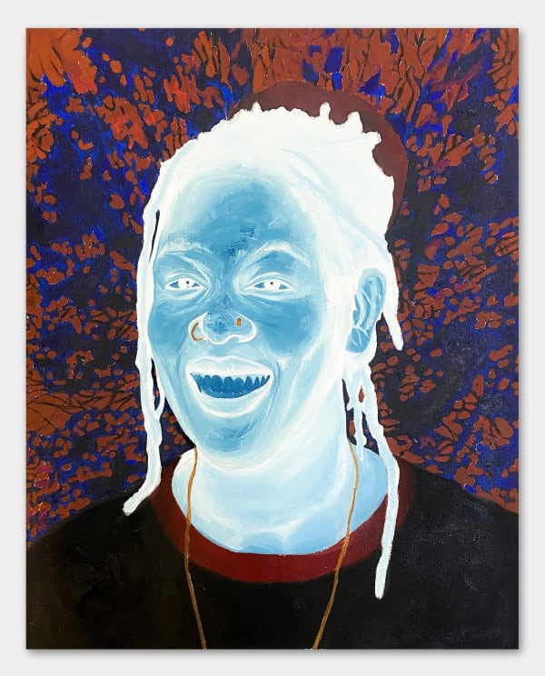 Boluwatife Oyediran. Painter. Contemporary African art. Contemporary figurative painting. Black identity. Black figures portraits. Nigerian artist. Negative process.