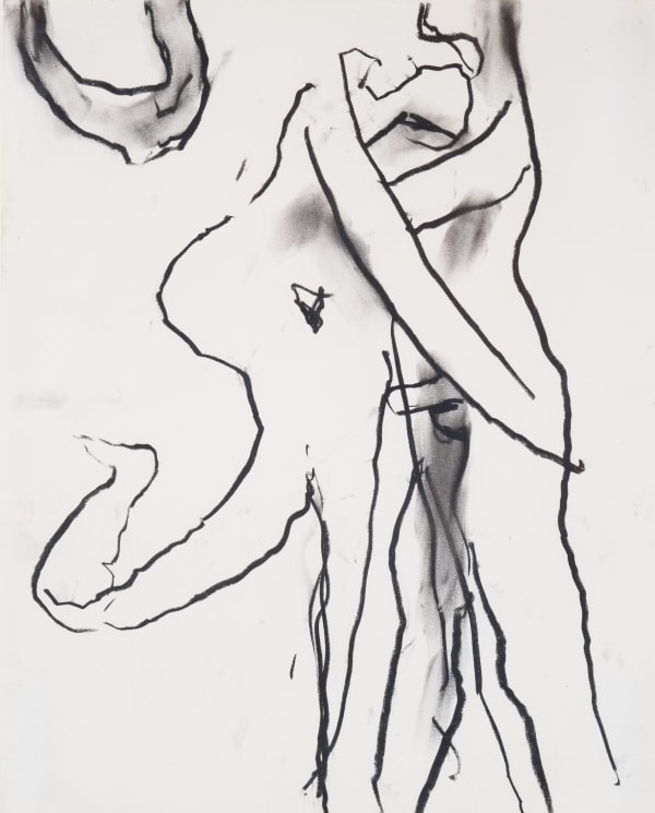 Roger Hilton Nude Couple Embracing 1970s drawing