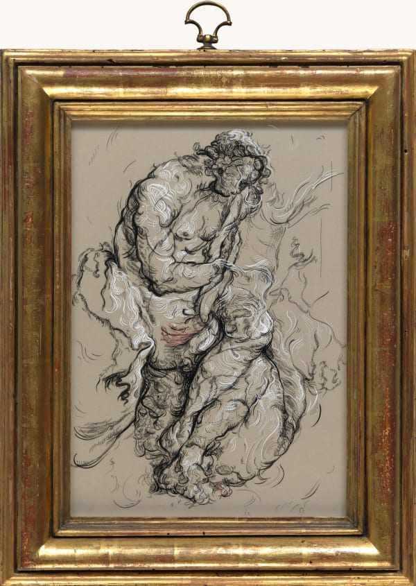 Glenn Brown, Drawing 19 (after Van Noordt), 2017