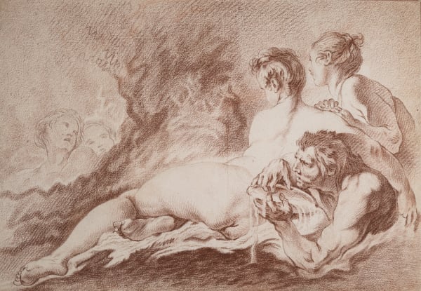 Gilles Demarteau Naiads and Triton (After Boucher)