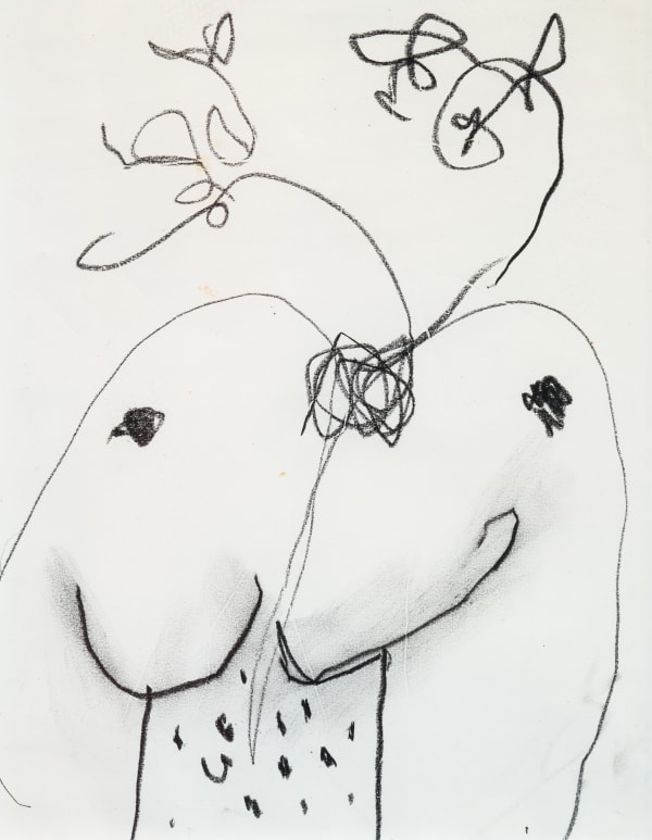 Roger Hilton Untitled Drawing Bum 1972-1973