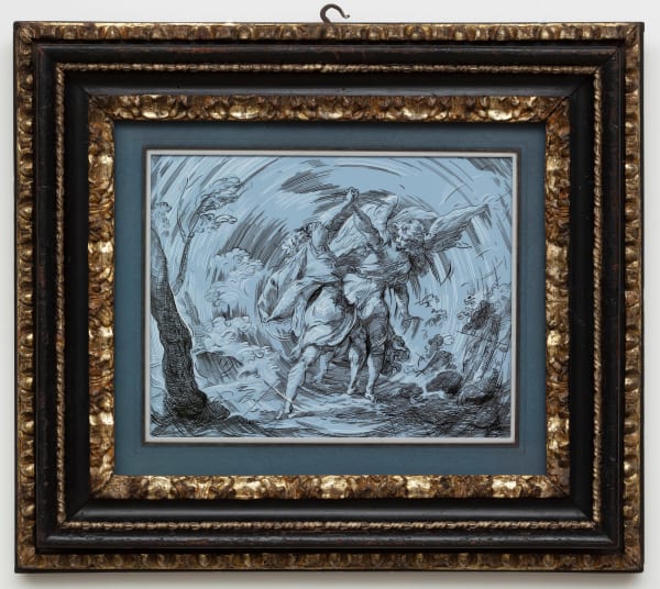 Glenn Brown, Drawing III (after Novelli), 2025