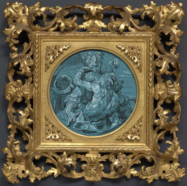 Glenn Brown, The Life of Men, 2017