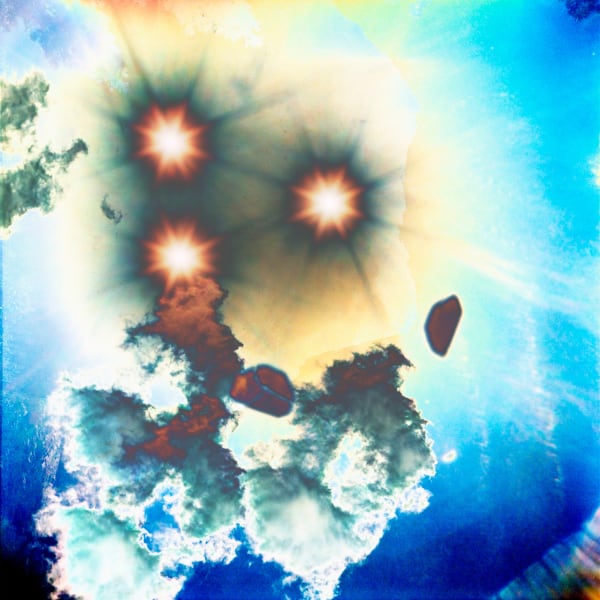 Jason Engelund, Sunscapes, Icarus Survives, 3 Suns and Clouds (Large), 2020