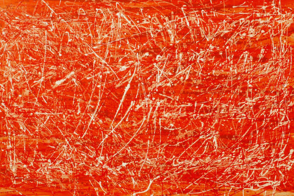 Bozena Kaluga, Orange & White, 2008