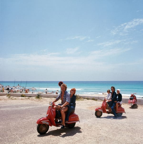 Walter Rudolph, Vespa, Formentera, 1976