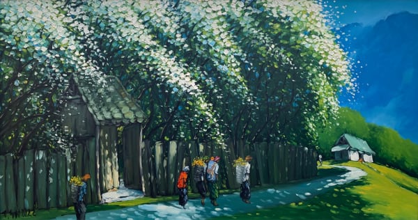 Le Thanh Son, Apricot Blossom, 2022