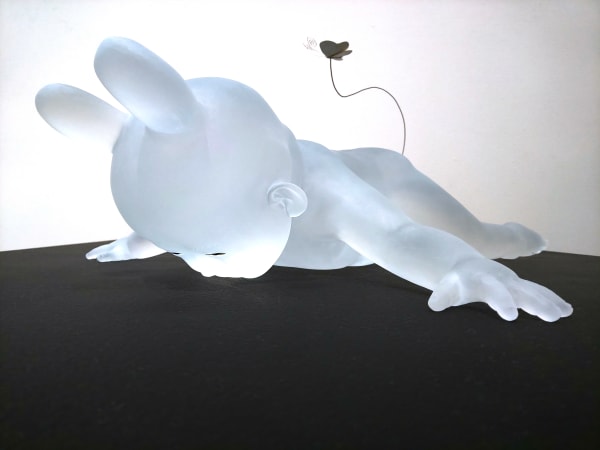 Koichi Matsufuji, Lying Baby with Butterfly, 2019